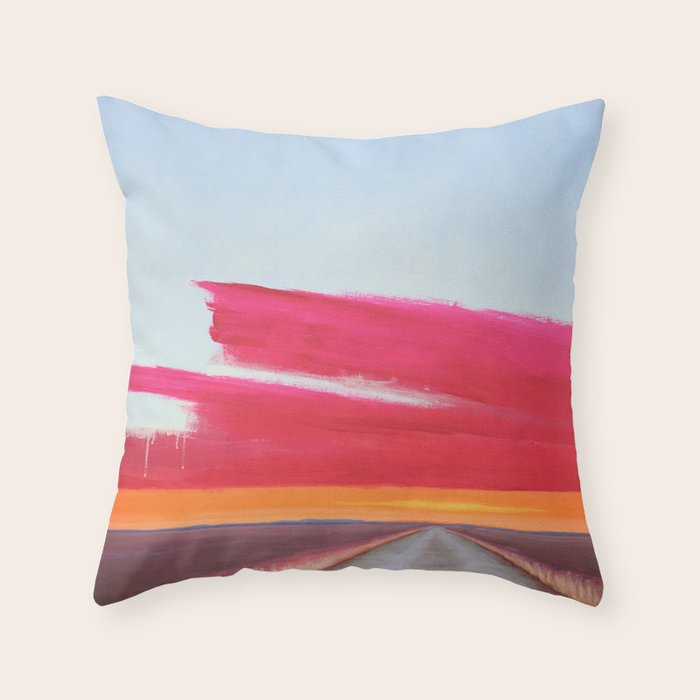Late Winter Sunset Throw Pillow Gallery Image 6
