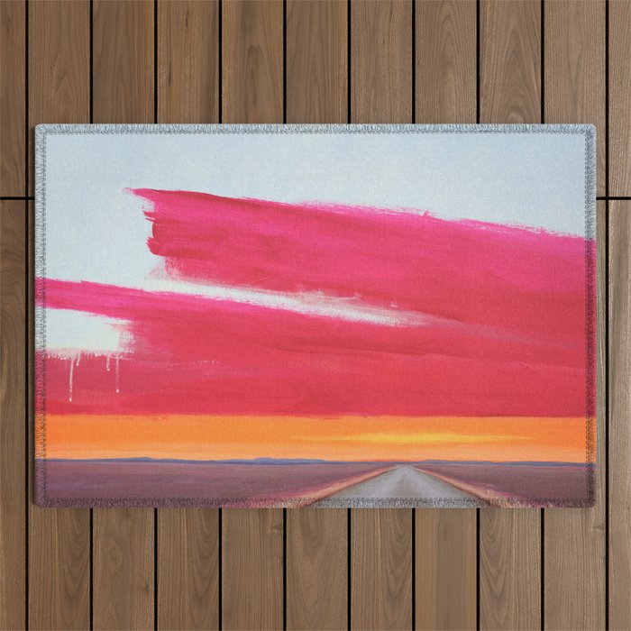 Late Winter Sunset Outdoor Rug Gallery Image 1