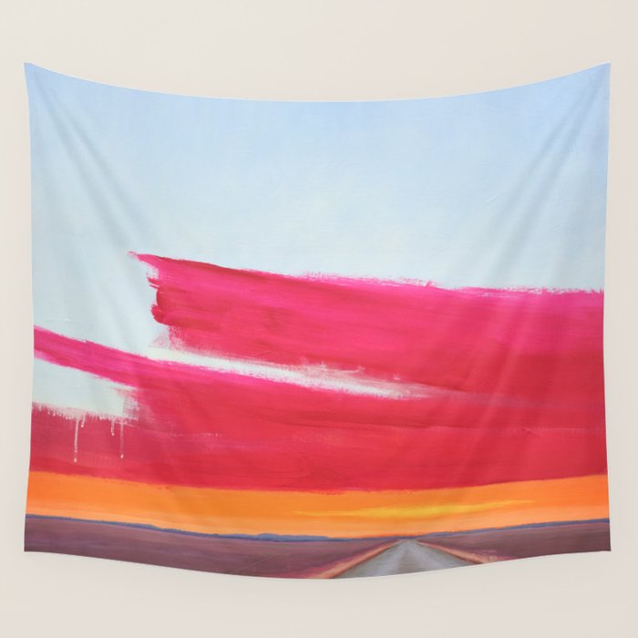 Late Winter Sunset Wall Tapestry Gallery Image 1