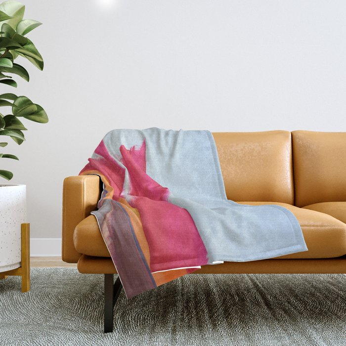 Late Winter Sunset Throw Blanket Gallery Image 1