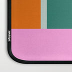 Color Block in Green and Orange Laptop Sleeve Gallery Image 3