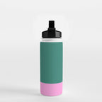Color Block in Green and Orange Water Bottle Gallery Image 2