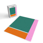 Color Block in Green and Orange Jigsaw Puzzle Gallery Image 2