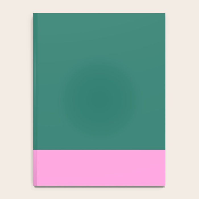 Color Block in Green and Orange Notebook Gallery Image 4