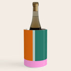 Color Block in Green and Orange Wine Chiller Gallery Image 2