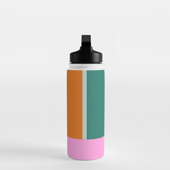 Color Block in Green and Orange Water Bottle Gallery Image 3