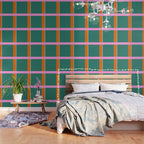 Color Block in Green and Orange Wallpaper Gallery Image 3