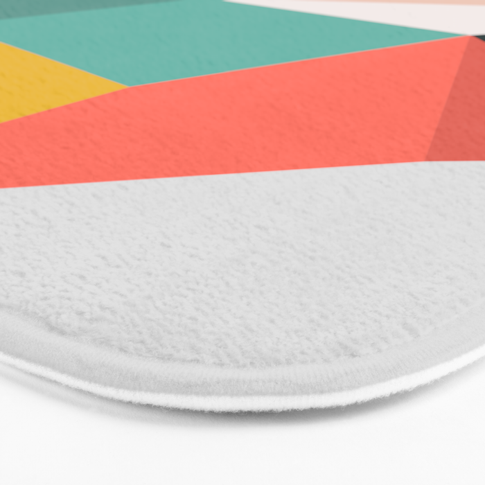 Modern Geometric 76A Bath Mat Gallery Image 3