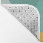 Modern Geometric 76A Bath Mat Gallery Image 2