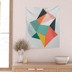 Modern Geometric 76A Wall Tapestry Gallery Image 2