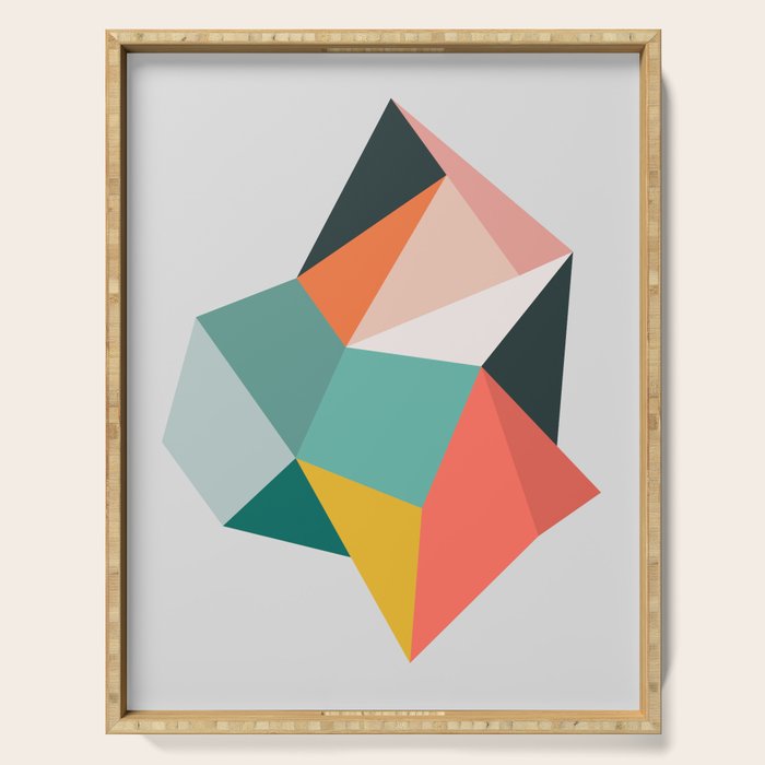 Modern Geometric 76A Serving Tray Gallery Image 1