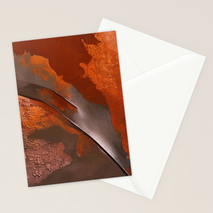 Rust and Metal Japandi Art Stationery Card Gallery Image 2