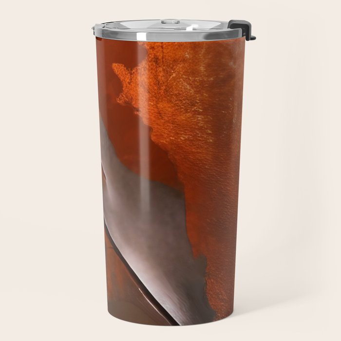 Rust and Metal Japandi Art Travel Mug Gallery Image 2