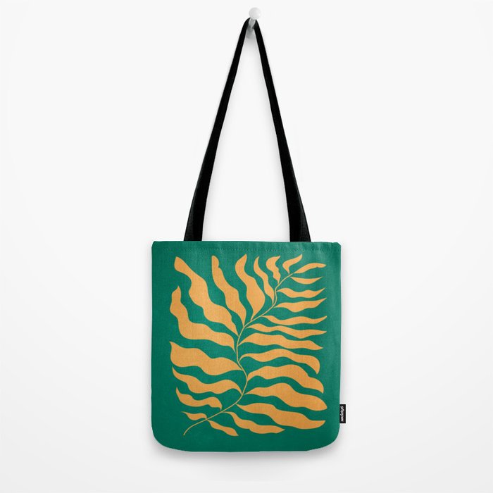JAZZ FERNS 02 | Tropical Green & Casablanca Matisse Edition Tote Bag Gallery Image 2