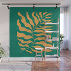 JAZZ FERNS 02 | Tropical Green & Casablanca Matisse Edition Wall Mural Gallery Image 1