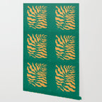 JAZZ FERNS 02 | Tropical Green & Casablanca Matisse Edition Wallpaper Gallery Image 2