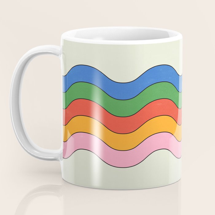Retro Candy Waves Coffee Mug Gallery Image 3