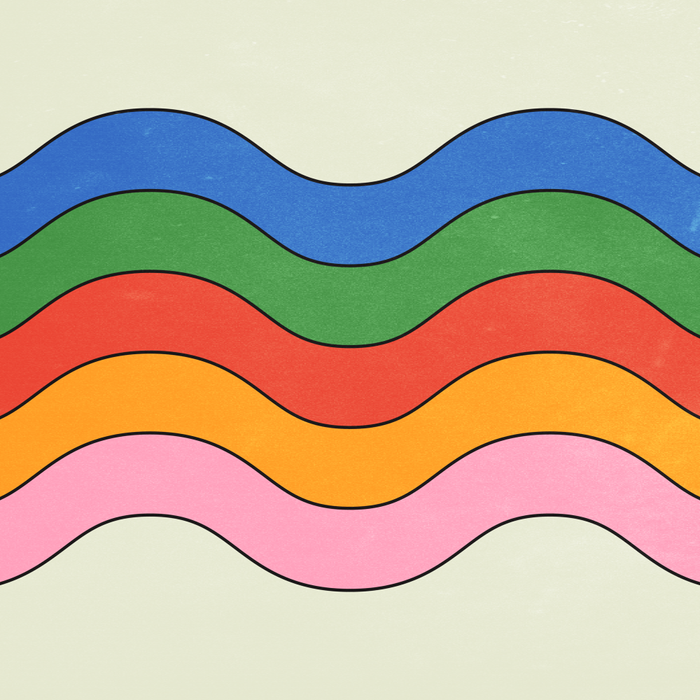 Retro Candy Waves Coffee Mug Gallery Image 2