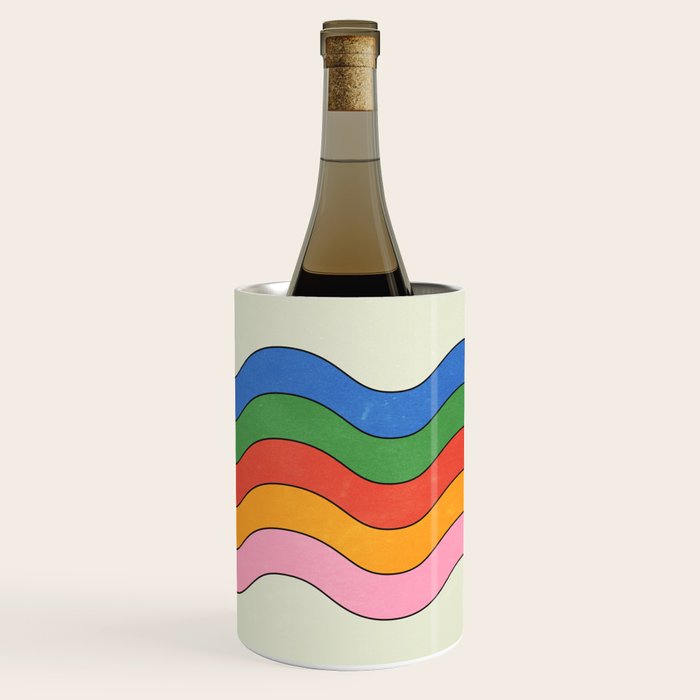 Retro Candy Waves Wine Chiller Gallery Image 3