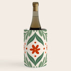 Branches and flowers -  red and green Wine Chiller Gallery Image 1