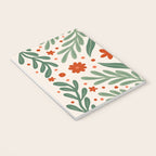 Branches and flowers -  red and green Notebook Gallery Image 3