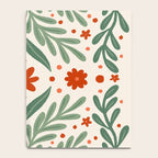 Branches and flowers -  red and green Notebook Gallery Image 4