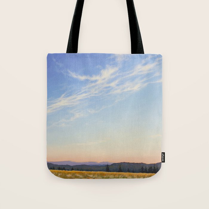 Peaceful Evening Sky Tote Bag Gallery Image 1
