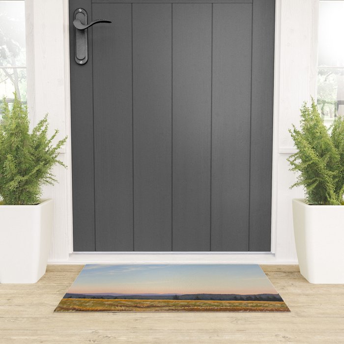 Peaceful Evening Sky Welcome Mat Gallery Image 3