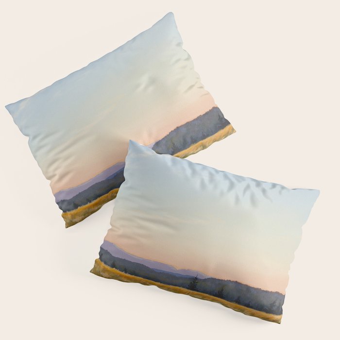 Peaceful Evening Sky Pillow Sham Gallery Image 3