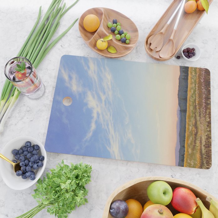Peaceful Evening Sky Cutting Board Gallery Image 2
