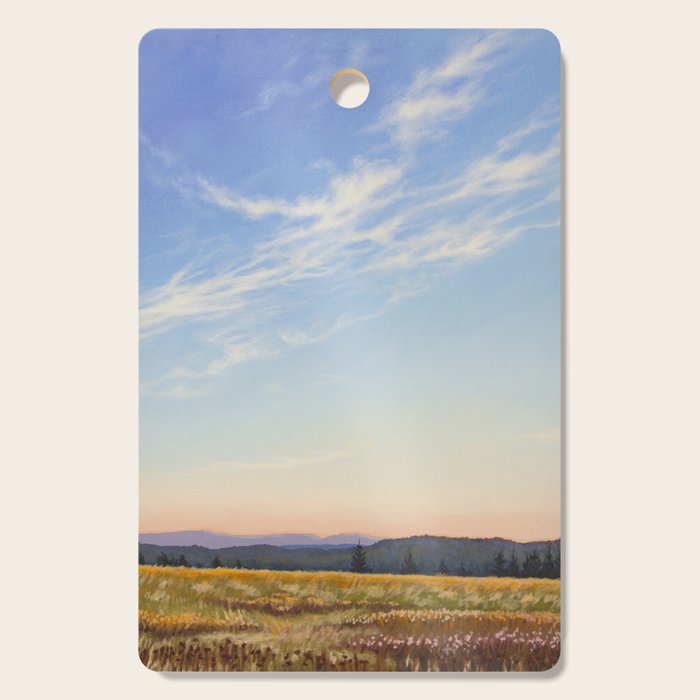 Peaceful Evening Sky Cutting Board Gallery Image 1