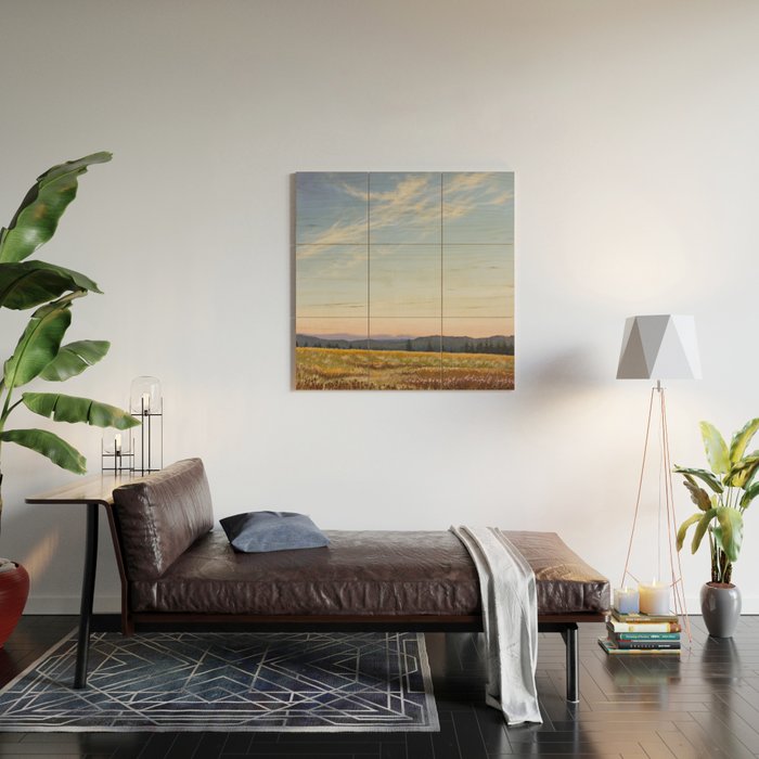 Peaceful Evening Sky Wood Wall Art Gallery Image 2