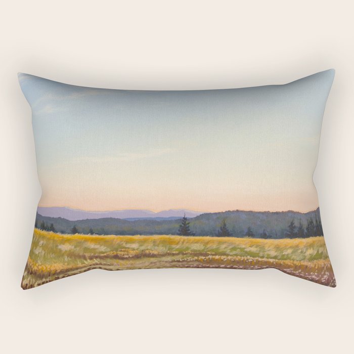 Peaceful Evening Sky Rectangular Pillow Gallery Image 2