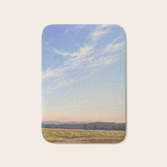 Peaceful Evening Sky Bath Mat Gallery Image 1