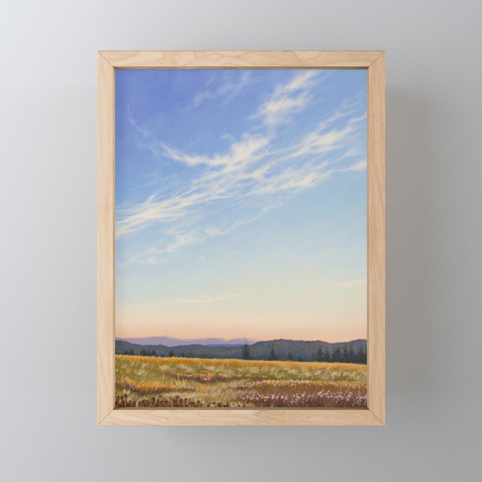 Peaceful Evening Sky Mini Art Print Gallery Image 1