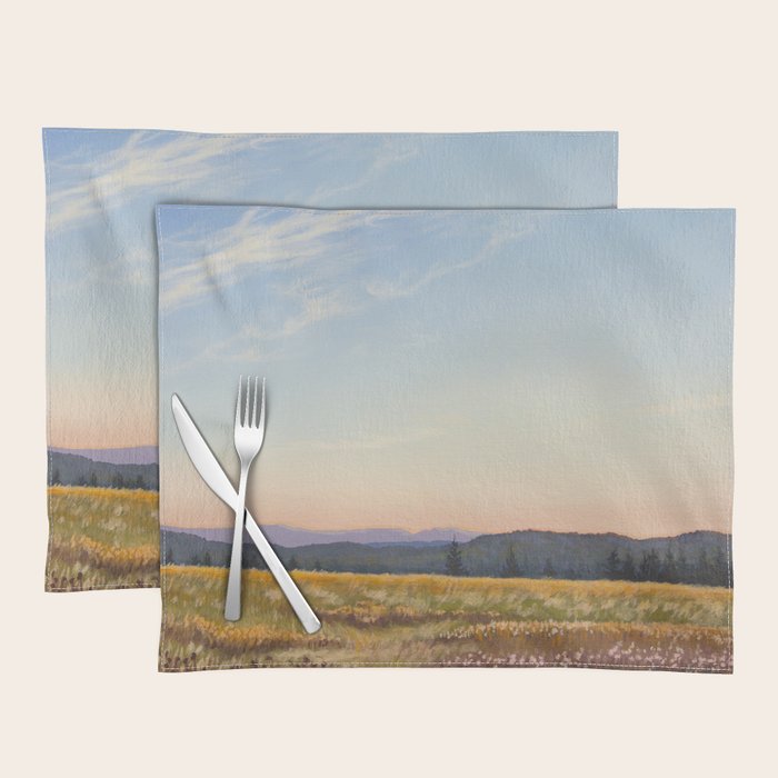 Peaceful Evening Sky Placemat Gallery Image 1