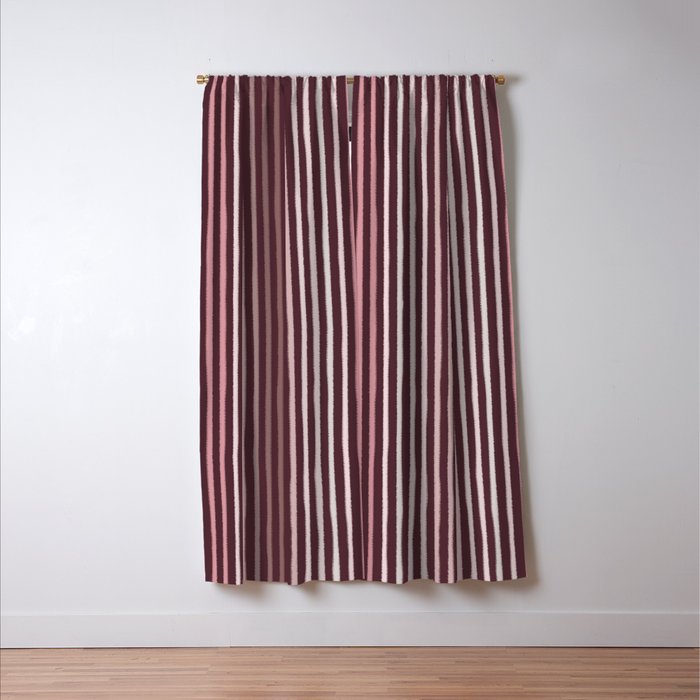 Painted Stripes Window Curtain Gallery Image 3