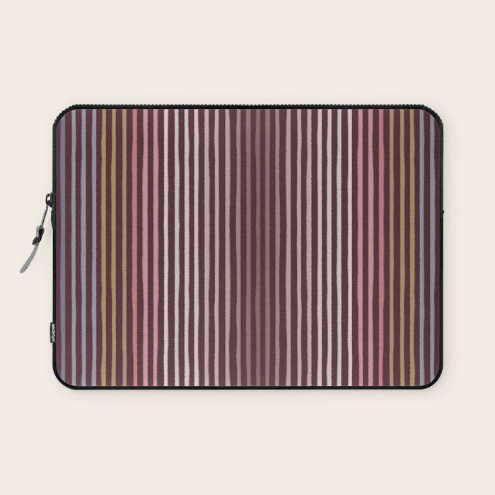 Painted Stripes Laptop Sleeve Gallery Image 1