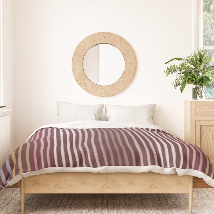 Painted Stripes Duvet Cover Gallery Image 3