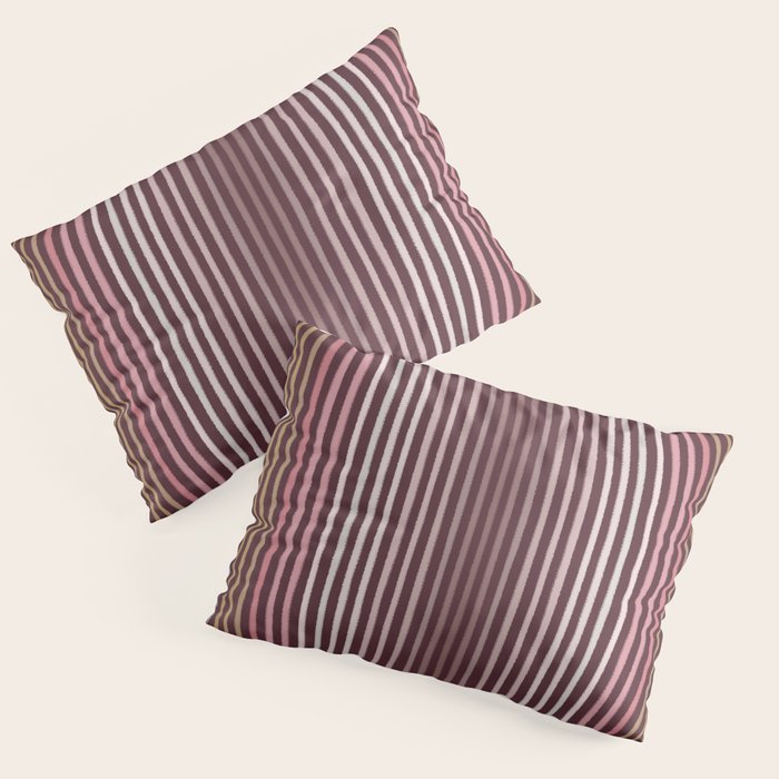Painted Stripes Pillow Sham Gallery Image 3