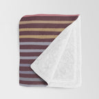 Painted Stripes Throw Blanket Gallery Image 3
