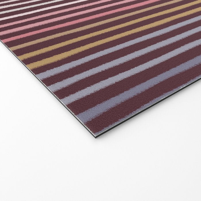 Painted Stripes Welcome Mat Gallery Image 2