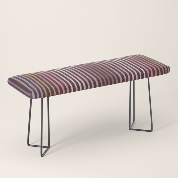 Painted Stripes Bench Gallery Image 1