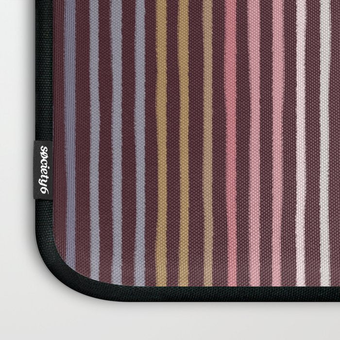 Painted Stripes Laptop Sleeve Gallery Image 3