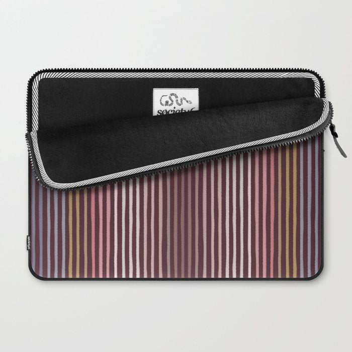 Painted Stripes Laptop Sleeve Gallery Image 2
