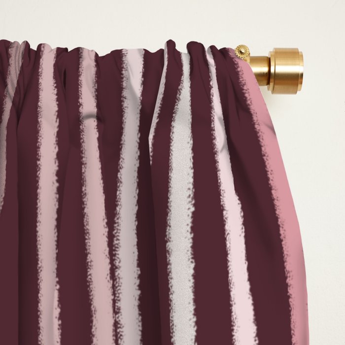 Painted Stripes Window Curtain Gallery Image 2