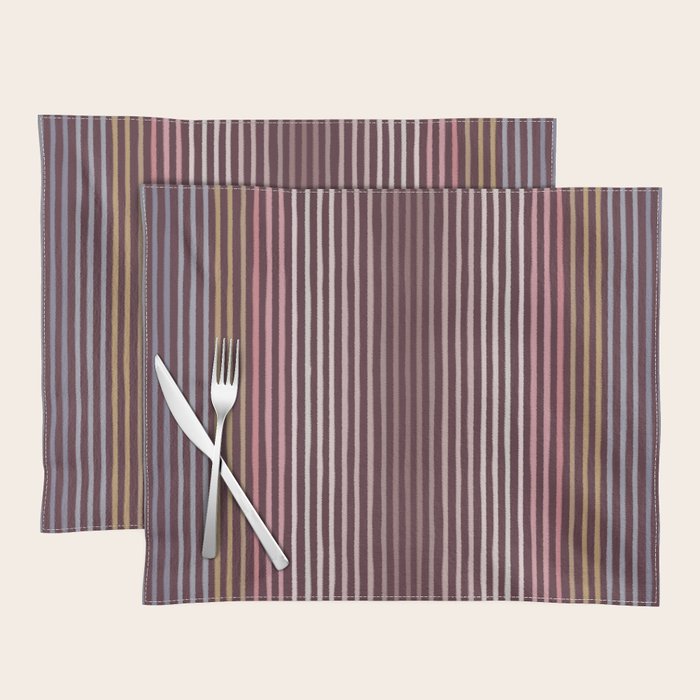 Painted Stripes Placemat Gallery Image 1