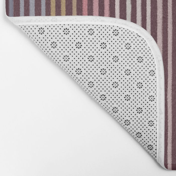 Painted Stripes Bath Mat Gallery Image 2