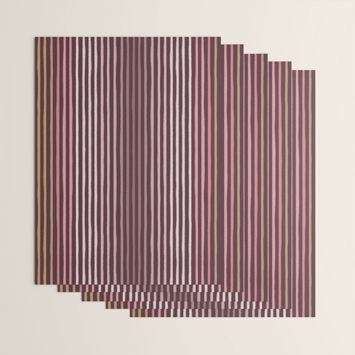 Painted Stripes Wrapping Paper Gallery Image 3