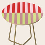 Bold colors stripes design Side Table Gallery Image 2